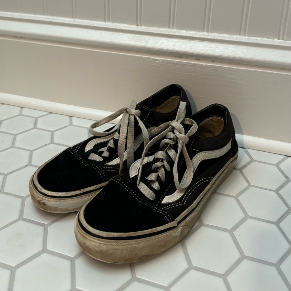 Grungy Black Vans!